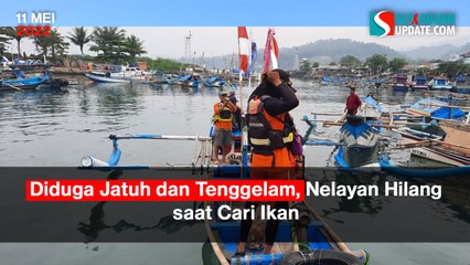 Terapung di Laut Dermaga, Nelayan yang Hilang di Pantai Istana Presiden Sukabumi