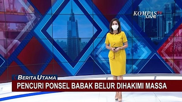 Aksinya Kepergok Pemilik Toko, Pencuri Ponsel di Tangerang Babak Belur Dihakimi Warga!