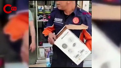 Avcılar'da yavru kedileri kurtarmak için itfaiye seferber oldu.