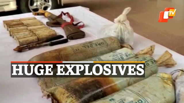 Massive Haul Of Maoist Explosives Seized