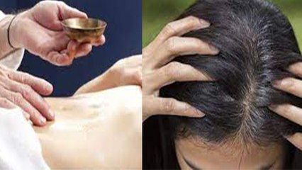 नाभि पर लगाएं 1 चीज सफेद बाल होंगे काले । Boldsky