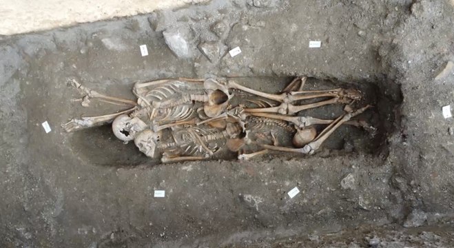 Plusieurs sépultures découvertes lors de fouilles archéologiques à Soissons