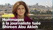 Les Palestiniens rendent hommage à la journaliste tuée Shireen Abu Akleh
