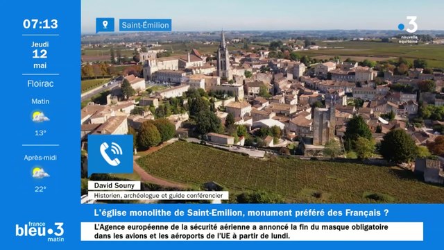 L'Église Monolithe de Saint-Émilion en Gironde, monument préféré des français ?