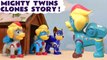 Paw Patrol Toy Story with the Mighty Pups Twins Cartoon for Kids and Children