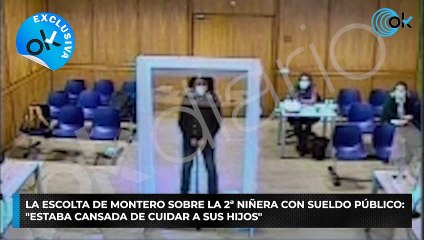La escolta de Montero sobre la 2ª niñera con sueldo público: "Estaba cansada de cuidar a sus hijos"