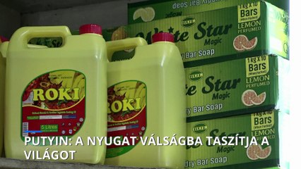 Az egész világot válságba taszítja a Nyugat Vlagyimir Putyin szerint