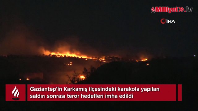 TSK'dan hain saldırı sonrası terör hedeflerine yoğun topçu atışı