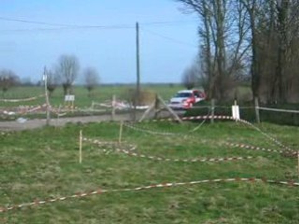 Sylvain seray ss2 rallye cote fleurie 2008