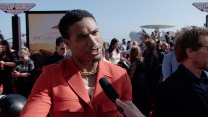 Top Gun Maverick Greg Tarzan Davis World Premiere USS Midway Interview