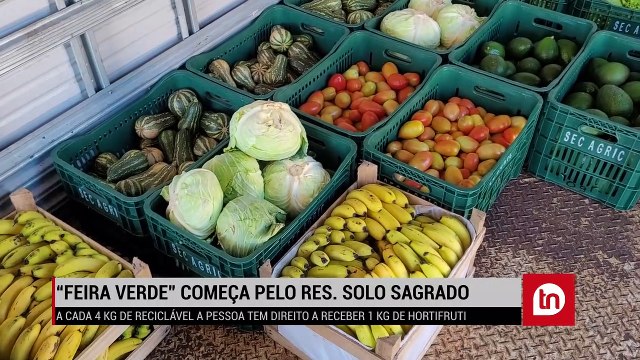 Apucarana inicia a troca de recicláveis por hortifruti; veja