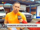 Protección Civil atiende a familias afectadas por las fuertes lluvias en 14 municipios de Táchira