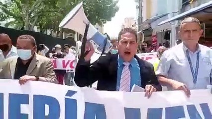 Enfermeros de Carabobo marcharon y exigieron mejores condiciones laborales