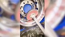 How the filthiest truck wheels are polished