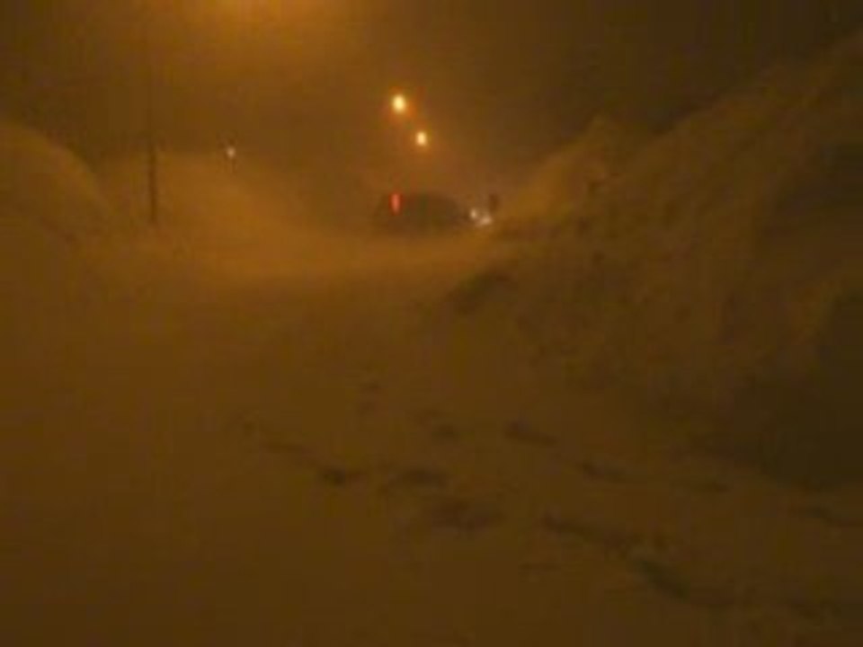 Tempête de neige au Québec