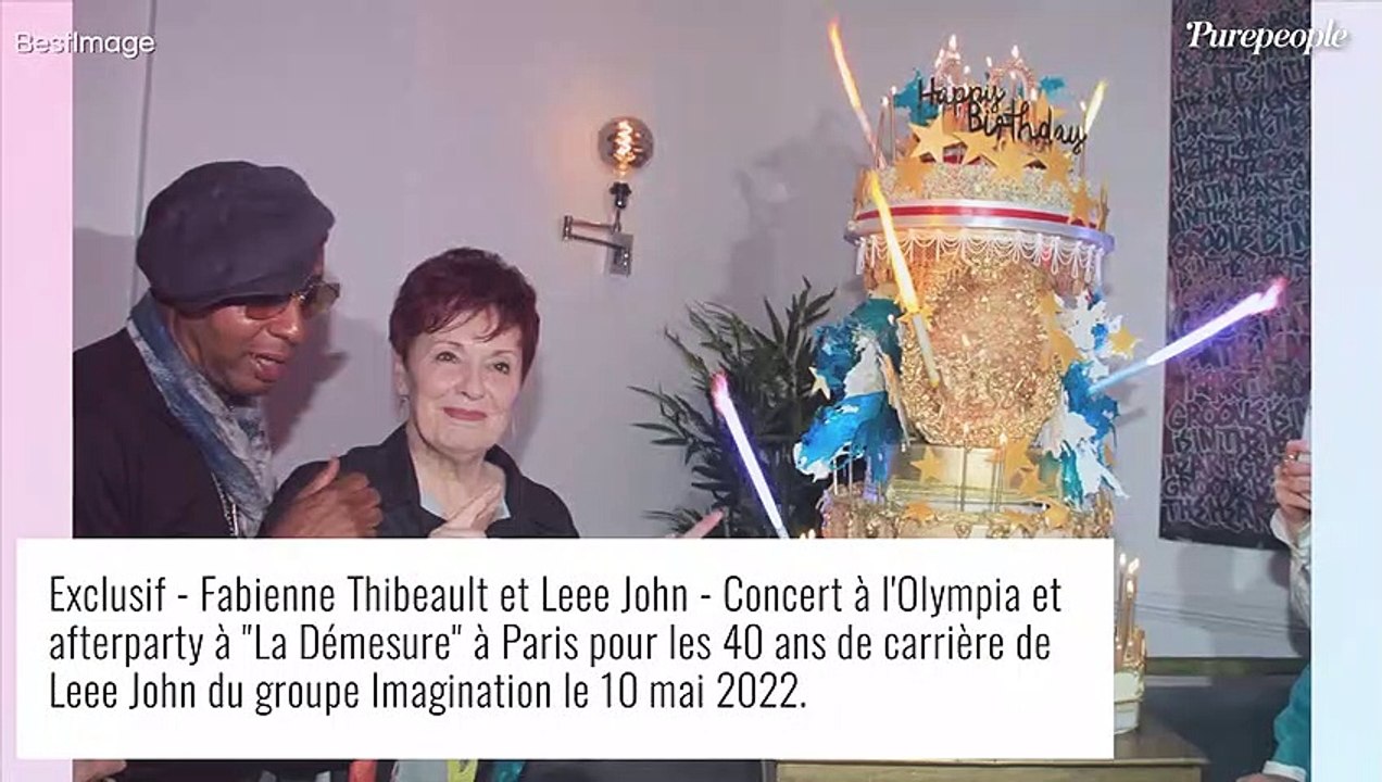 Plastic Bertrand et Fabienne Thibeault survoltés auprès de Leee John pour un bel anniversaire