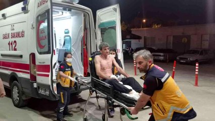 Üzerine asit dökülen işçi ağır yaralandı