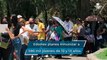 Miles de menores hacen fila kilométrica en el parque Naucalli por vacuna contra Covid-19