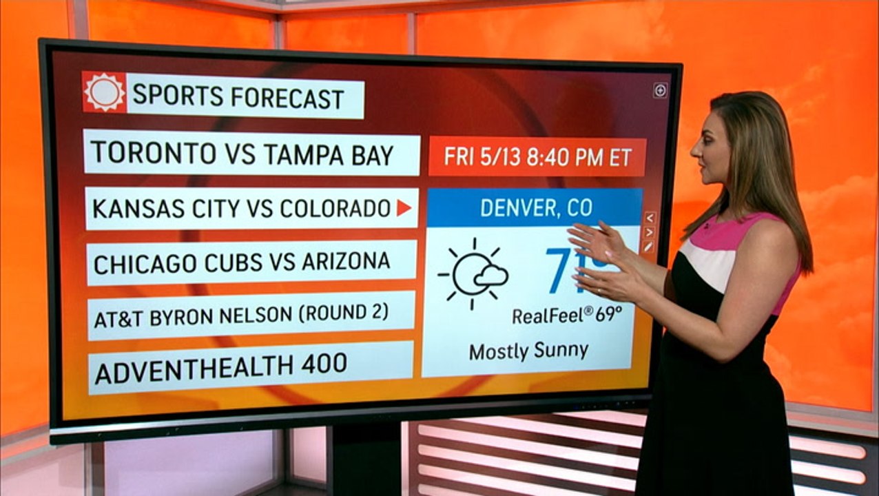 Sunny skies in store for many baseball matchups around the country