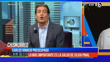 Carlos Ignacio preocupado por salud de Silvia Pinal
