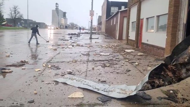 Powerful storms kick up dust, deal damage throughout the Plains and Upper Midwest