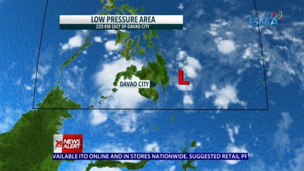 Binabantayang LPA, nananatiling mababa ang tiyansang maging bagyo | 24 Oras News Alert