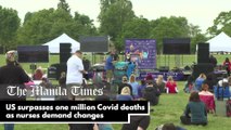 US surpasses one million Covid deaths as nurses demand changes