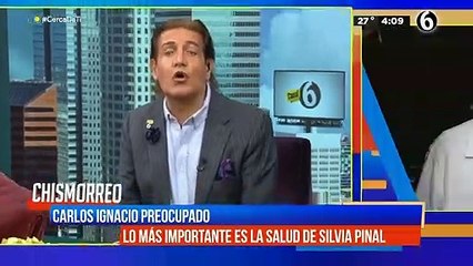 Carlos Ignacio preocupado por salud de Silvia Pinal