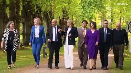 Скачать видео: I ministri degli Esteri del G7 parlano di Ucraina e crisi alimentare globale