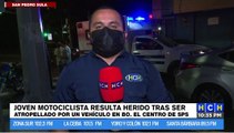 Accidente vial deja a motociclista herido en SPS