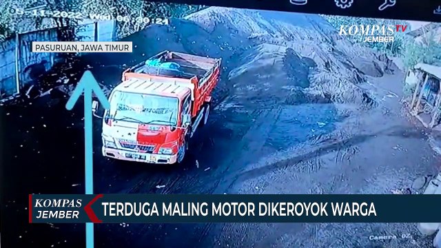 Terduga Maling Motor Babak Belur Dikeroyok Warga