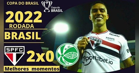 Melhores mometntos Copa do Brasil 2022 São Paulo 2x0  Juventude