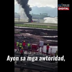 Download Video: Eroplano, nagliyab matapos pumalya sa takeoff | GMA News Feed