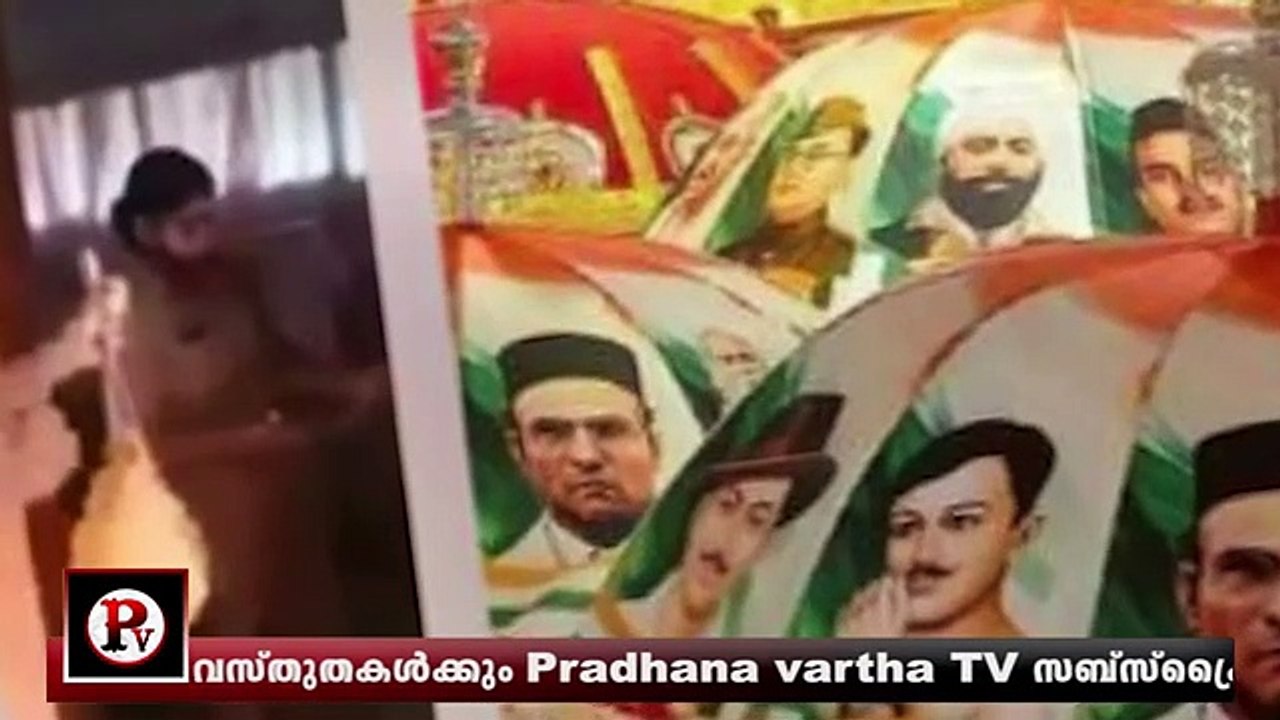 സവർക്കർ ബലൂണും മാസ്കും, കയ്യോടെ പൊക്കി പോലിസ്.