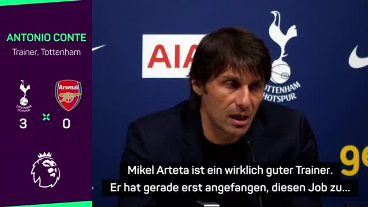 Conte: 'Arteta muss aufhören, sich zu beschweren'