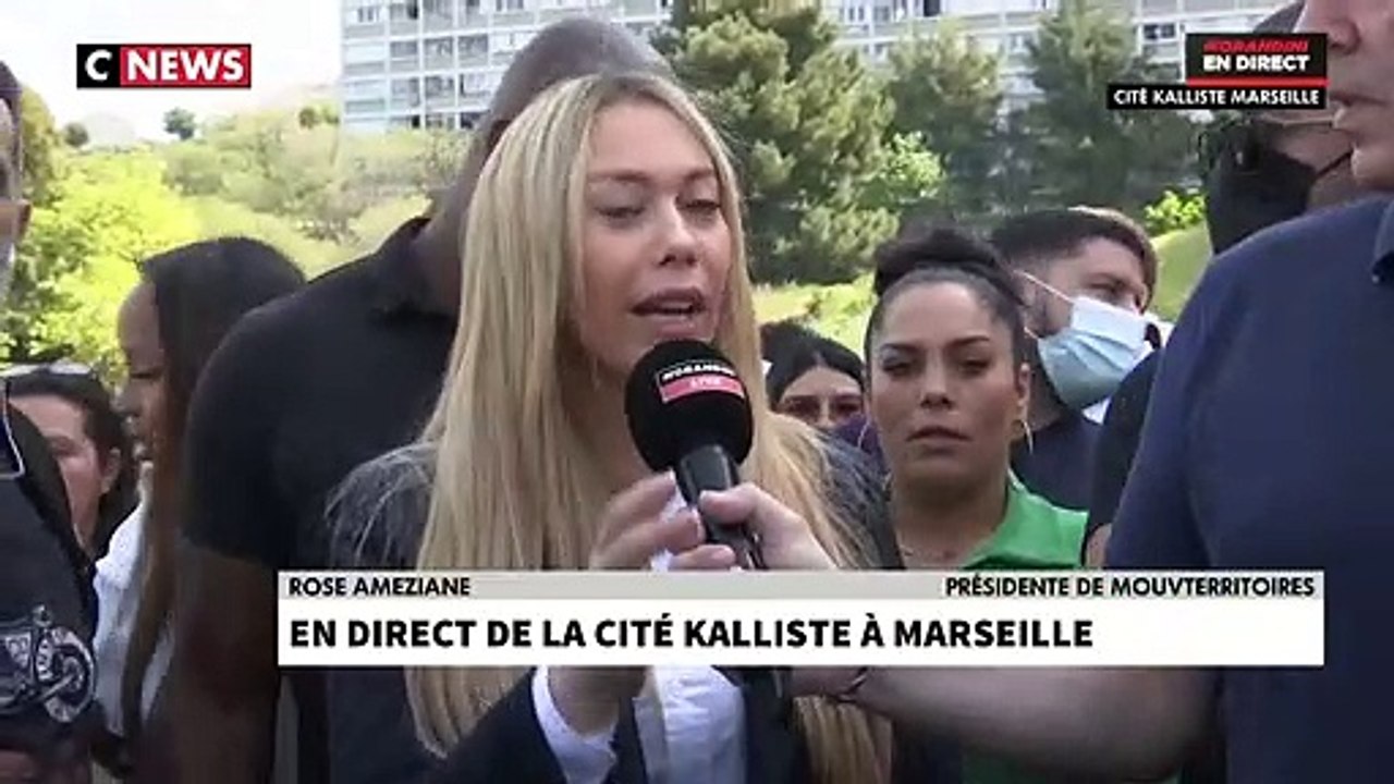 "Morandini Live" en direct de la cité Kalliste à Marseille: Rose Ameziane, présidente de Mouvterritoires, accuse en direct Samia Ghali de vivre sur l’argent public depuis 20 ans et déclenche la colère de la maire-adjointe - VIDEO