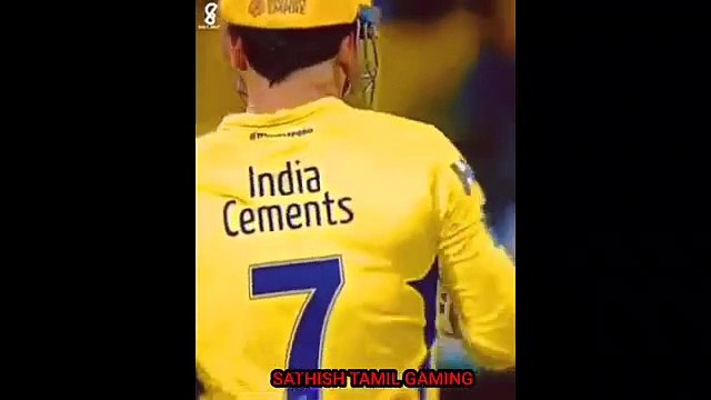 CSK M.S DHONI THALA MASS WHATSAPP STATUS