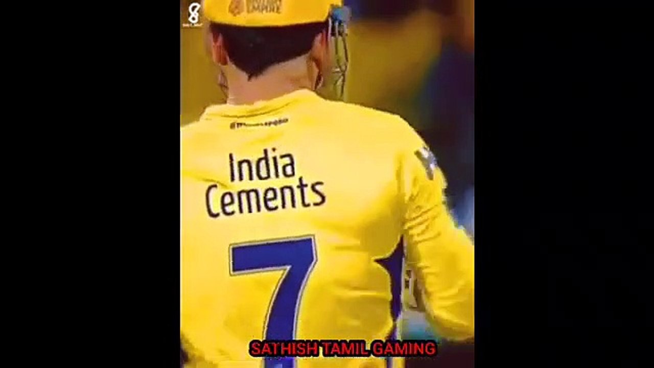 CSK M.S DHONI THALA MASS WHATSAPP STATUS 