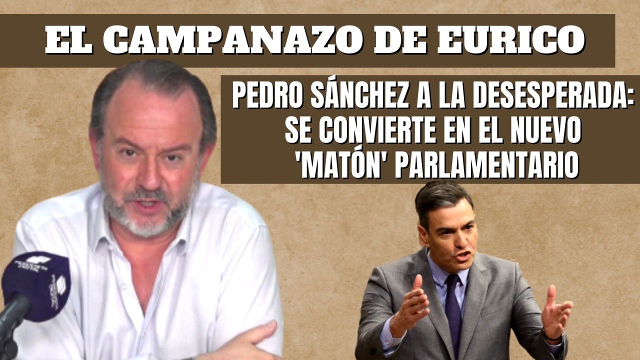 Eurico Campano: “Pedro Sánchez a la desesperada: se convierte en el nuevo 'matón' parlamentario”