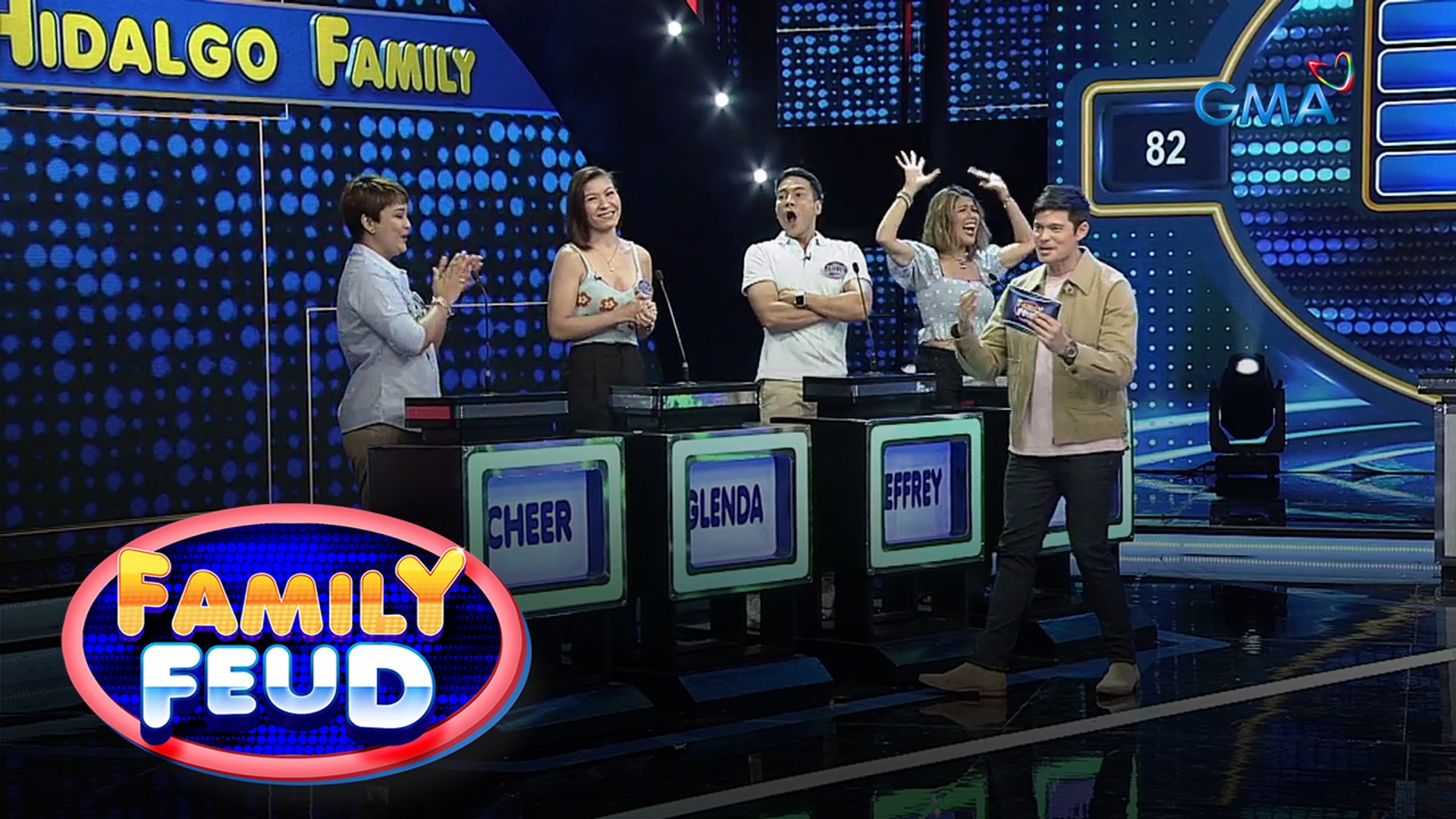 ⁣Family Feud Philippines: CRUZ-HIDALGO FAMILY, REVERSE WIN!