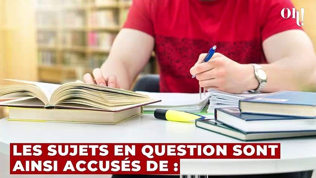 Accusés d'être orientés à droite , les sujets du BAC SES font polémiques, les internautes stupéfaits