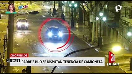 Chorrillos: Padre es acusado por su hijo de arrastrarlo con su propia camioneta