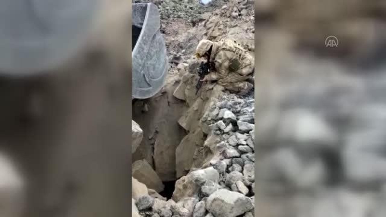 Ağrı Dağı kırsalında 11 teröristin etkisiz hale getirildiği operasyonun yeni görüntüleri ortaya çıktı