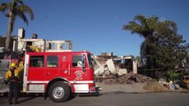 LAGUNA NIGUEL - California'da çalılık alanda çıkan yangın evlere sıçradı