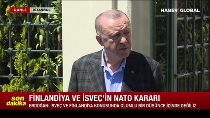Son Dakika! Cumhurbaşkanı Erdoğan'dan cuma namazı sonrası flaş açıklama: Finlandiya ve İsveç'in NATO üyeliğine olumlu bakmıyoruz