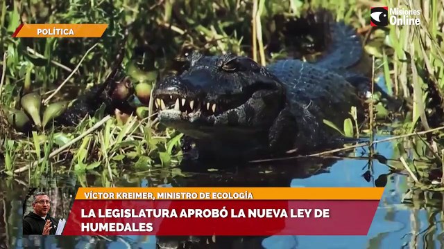 La legislatura aprobó la nueva Ley de Humedales