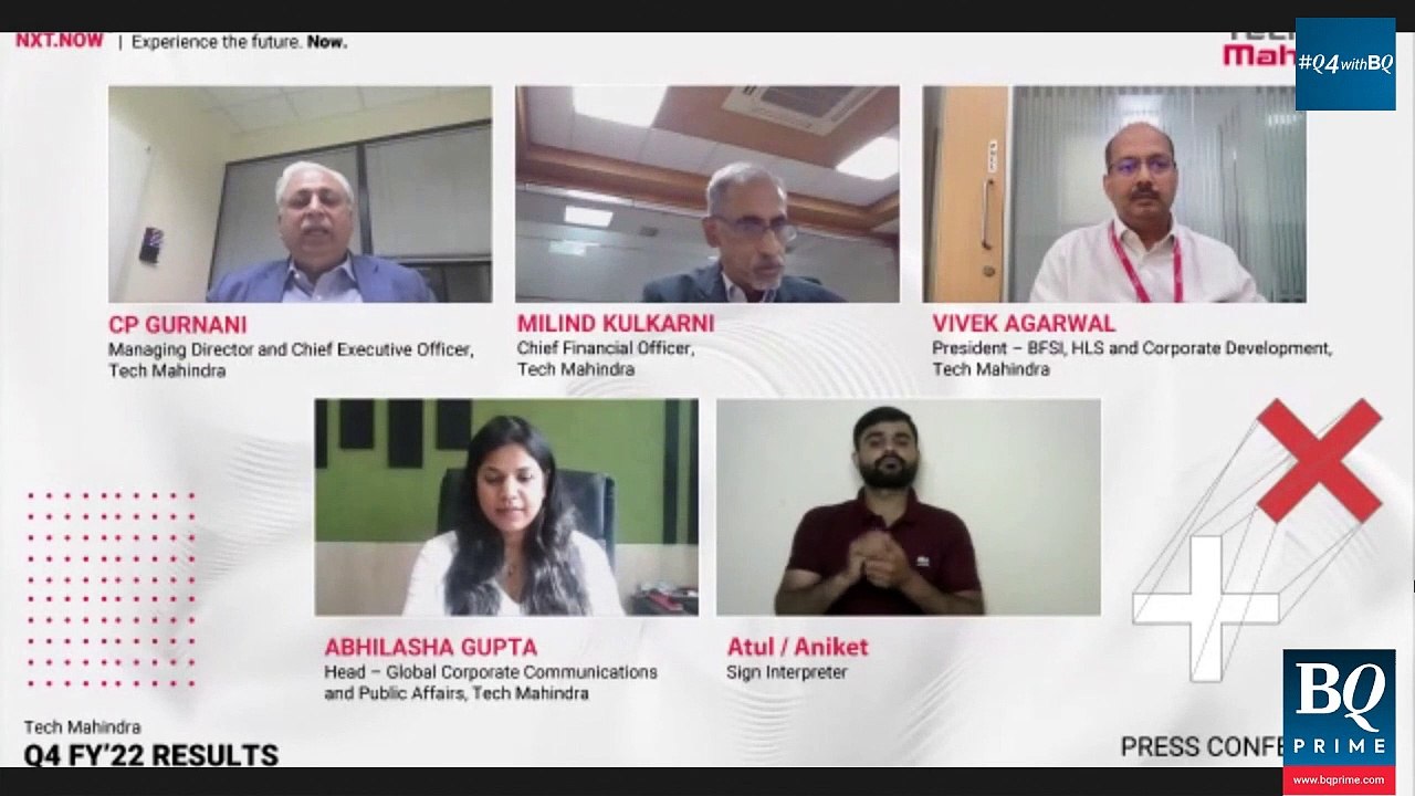 Q4 Results: Tech Mahindra Addresses The Media On Earnings