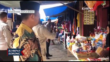 Semrawut Bupati Manokwari Akan Tertibkan Lapak Liar Di Pasar Wosi