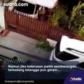 Viral Pria Ngamuk hingga Tendang Pagar Rumah Tetangga Gegara Parkir Mobil Sembarangan