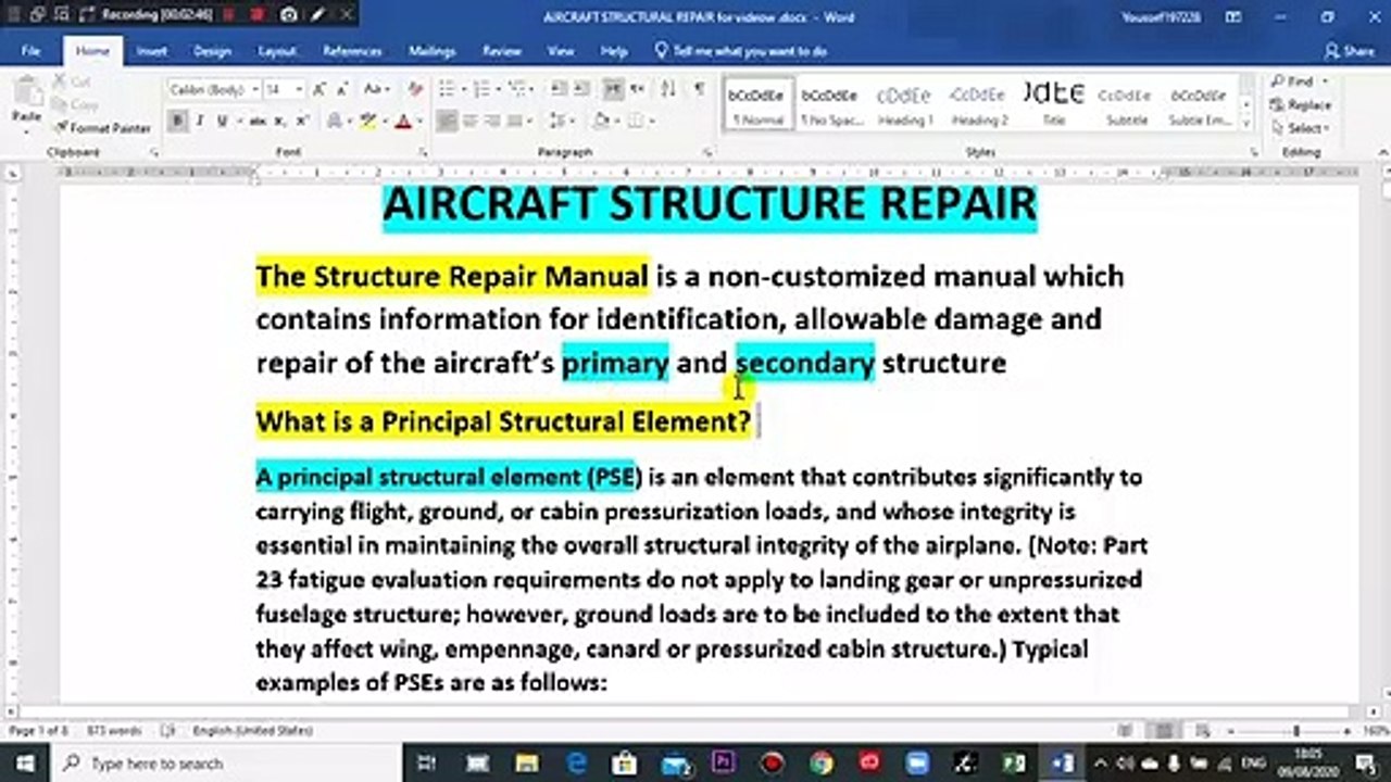 How to use Aircraft Structure Repair Manual (1)
